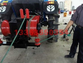 廠家直銷280拖拉機絞磨 四輪雙驅(qū)拖拉機絞磨批發(fā) 霸州市康仙莊偉業(yè)橡塑制品廠 電線桿運桿車